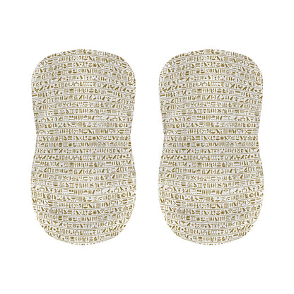 Egypt Hieroglyphs Pattern Print Bar Stool Covers