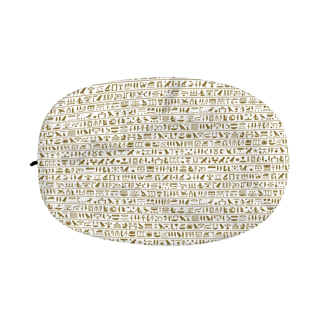 Egypt Hieroglyphs Pattern Print Car Side Mirror Covers