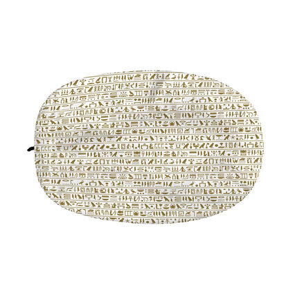Egypt Hieroglyphs Pattern Print Car Side Mirror Covers