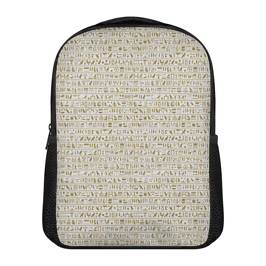 Egypt Hieroglyphs Pattern Print Casual Backpack