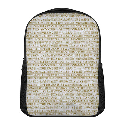 Egypt Hieroglyphs Pattern Print Casual Backpack