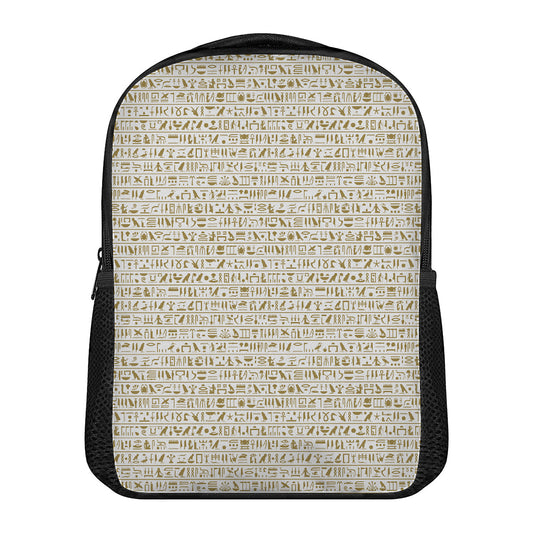 Egypt Hieroglyphs Pattern Print Casual Backpack