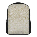 Egypt Hieroglyphs Pattern Print Casual Backpack