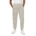 Egypt Hieroglyphs Pattern Print Cotton Sweatpants