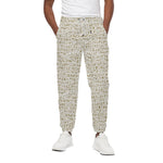 Egypt Hieroglyphs Pattern Print Cotton Pants