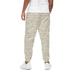 Egypt Hieroglyphs Pattern Print Cotton Pants