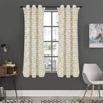 Egypt Hieroglyphs Pattern Print Curtain