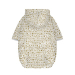 Egypt Hieroglyphs Pattern Print Dog Zip Up Hoodie