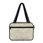 Egypt Hieroglyphs Pattern Print Double Strap Bible Bag