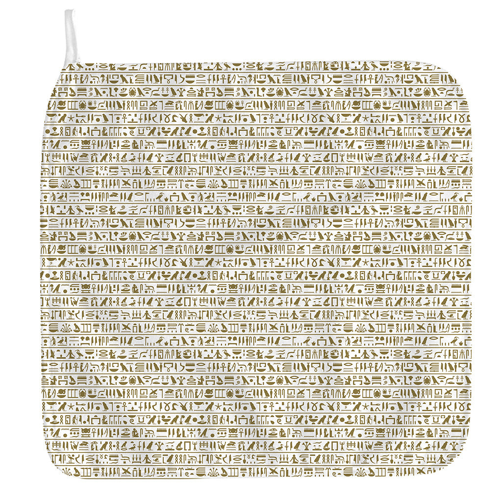 Egypt Hieroglyphs Pattern Print Hand Towel