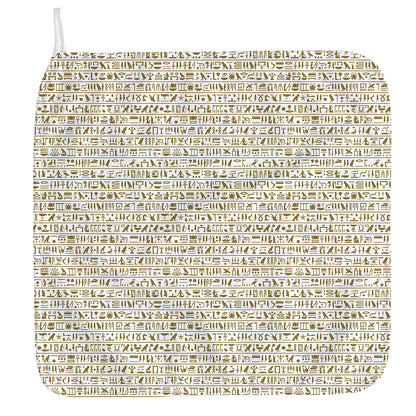 Egypt Hieroglyphs Pattern Print Hand Towel