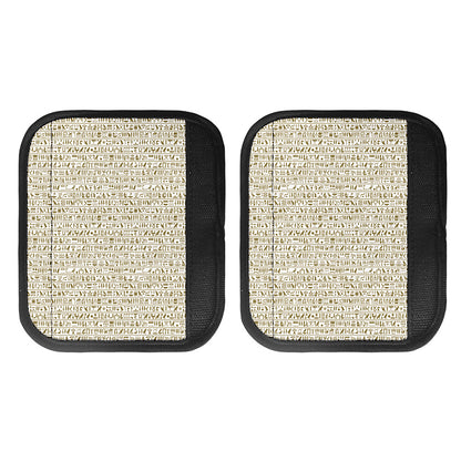 Egypt Hieroglyphs Pattern Print Handle Covers