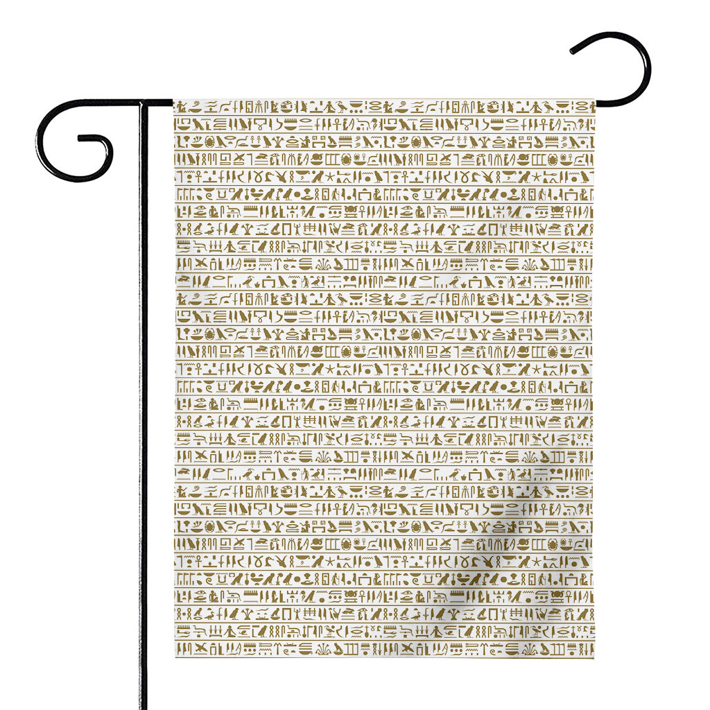 Egypt Hieroglyphs Pattern Print House Flag