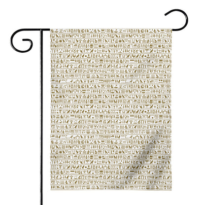 Egypt Hieroglyphs Pattern Print House Flag
