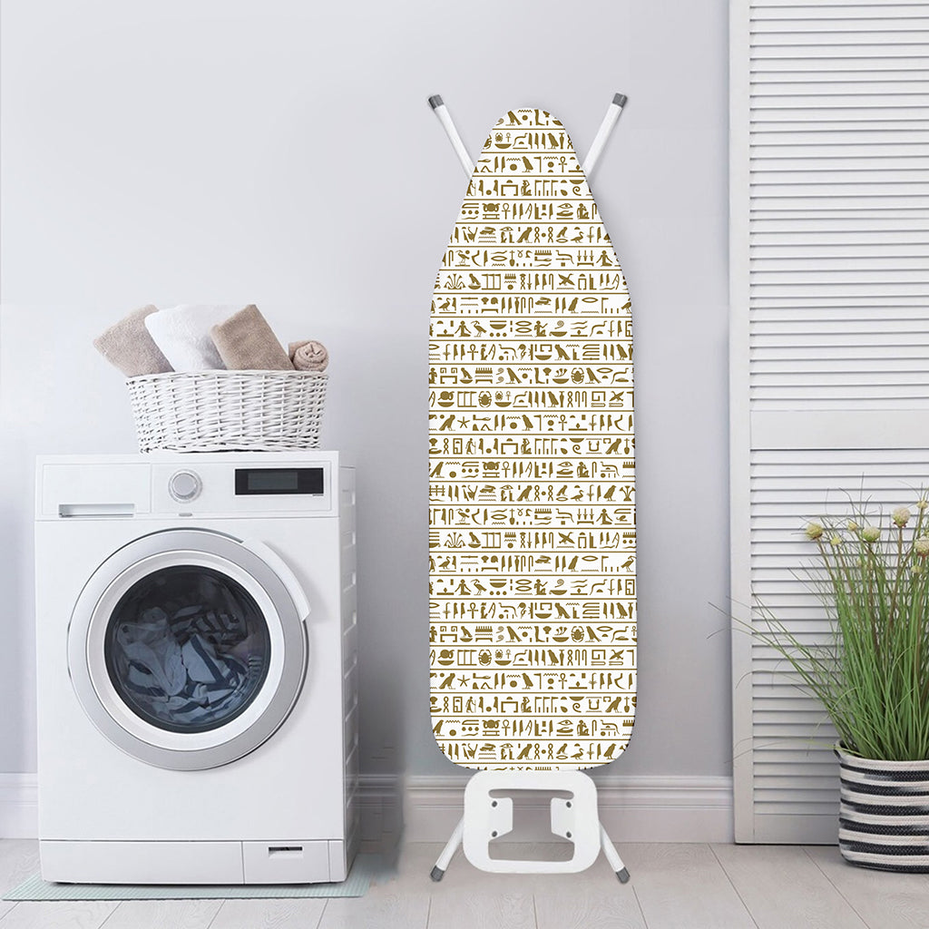 Egypt Hieroglyphs Pattern Print Ironing Board Cover