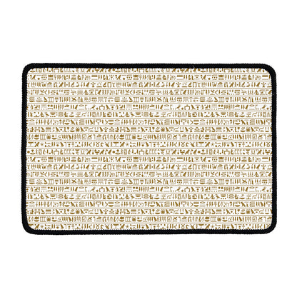 Egypt Hieroglyphs Pattern Print Kitchen Mat