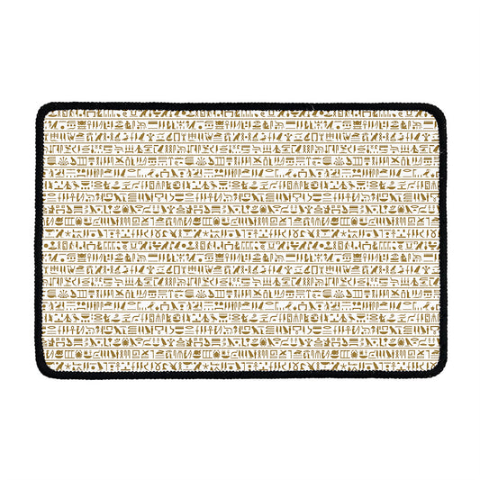 Egypt Hieroglyphs Pattern Print Kitchen Mat