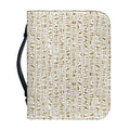 Egypt Hieroglyphs Pattern Print Leather Bible Cover