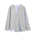 Egypt Hieroglyphs Pattern Print Long Sleeve Short Coat