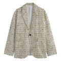 Egypt Hieroglyphs Pattern Print Men's Blazer