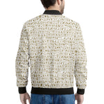 Egypt Hieroglyphs Pattern Print Men's Bomber Jacket