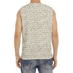 Egypt Hieroglyphs Pattern Print Men's Fitness Tank Top
