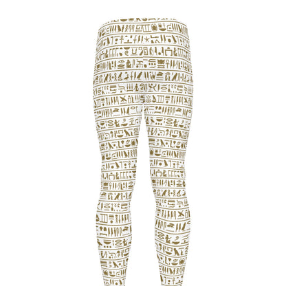 Egypt Hieroglyphs Pattern Print Men's leggings