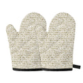 Egypt Hieroglyphs Pattern Print Oven Mitts