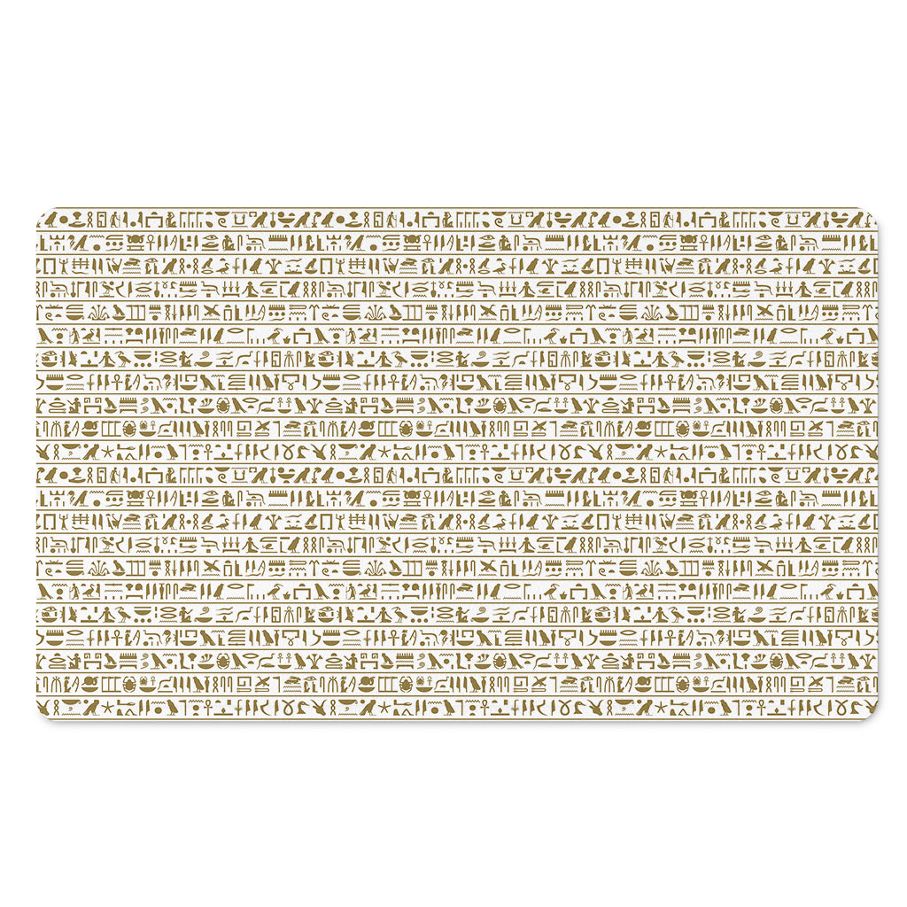 Egypt Hieroglyphs Pattern Print Polyester Doormat