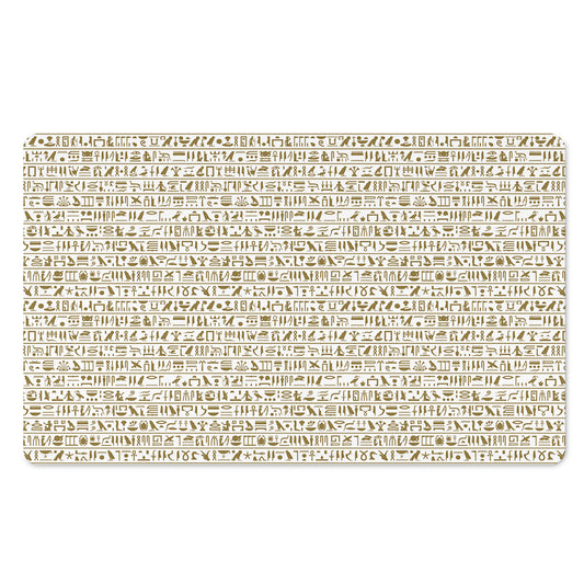 Egypt Hieroglyphs Pattern Print Polyester Doormat