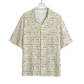 Egypt Hieroglyphs Pattern Print Rayon Hawaiian Shirt