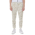 Egypt Hieroglyphs Pattern Print Joggers