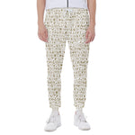 Egypt Hieroglyphs Pattern Print Scuba Joggers