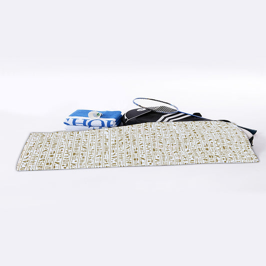 Egypt Hieroglyphs Pattern Print Sports Towel