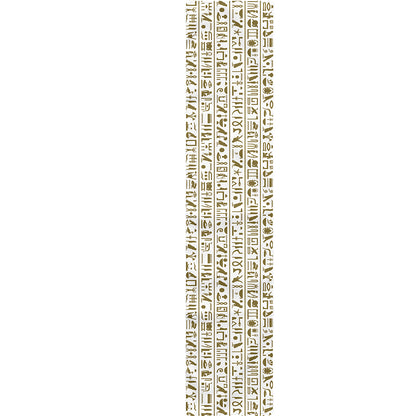 Egypt Hieroglyphs Pattern Print Table Runner