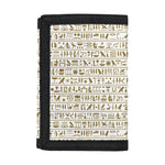 Egypt Hieroglyphs Pattern Print Trifold Wallet