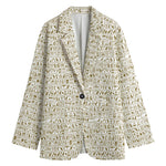 Egypt Hieroglyphs Pattern Print Women's Blazer