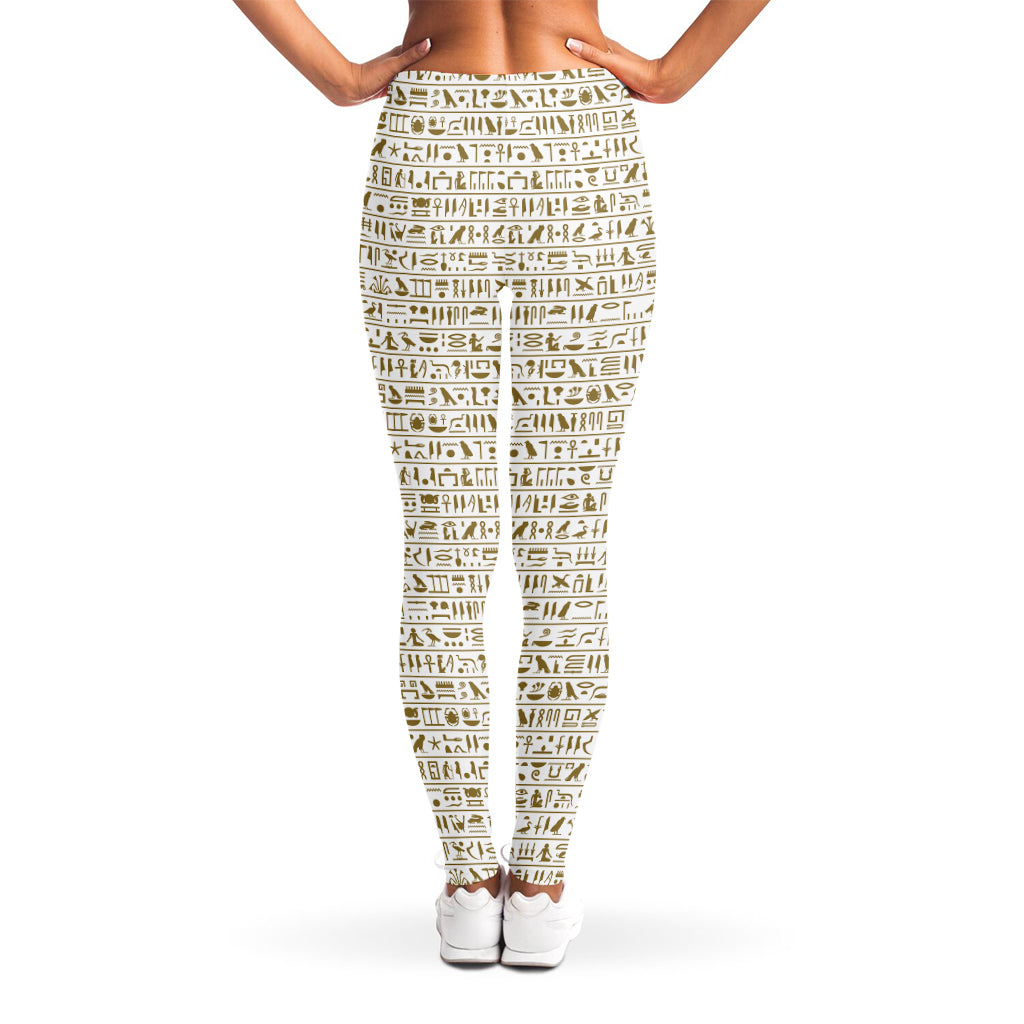 Egypt Hieroglyphs Pattern Print Women's Leggings