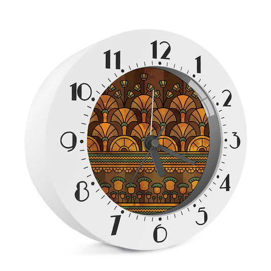 Egyptian Ethnic Pattern Print Alarm Clock