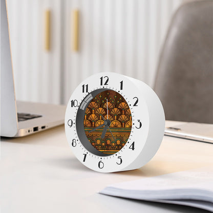 Egyptian Ethnic Pattern Print Alarm Clock