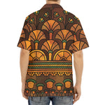 Egyptian Ethnic Pattern Print Aloha Shirt