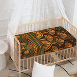 Egyptian Ethnic Pattern Print Baby Crib Sheet