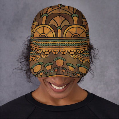 Egyptian Ethnic Pattern Print Baseball Cap