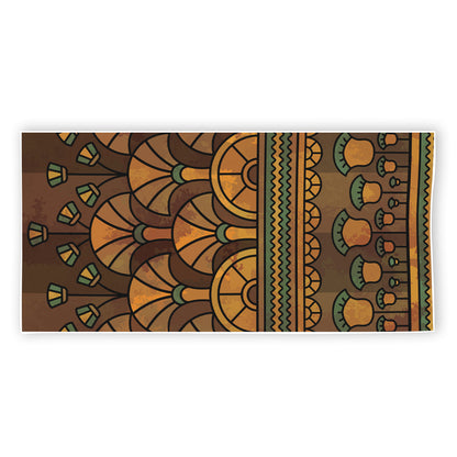 Egyptian Ethnic Pattern Print Beach Towel