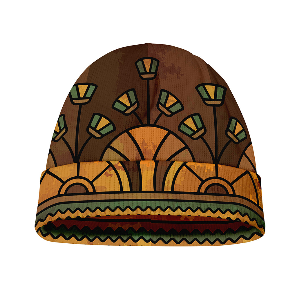 Egyptian Ethnic Pattern Print Beanie