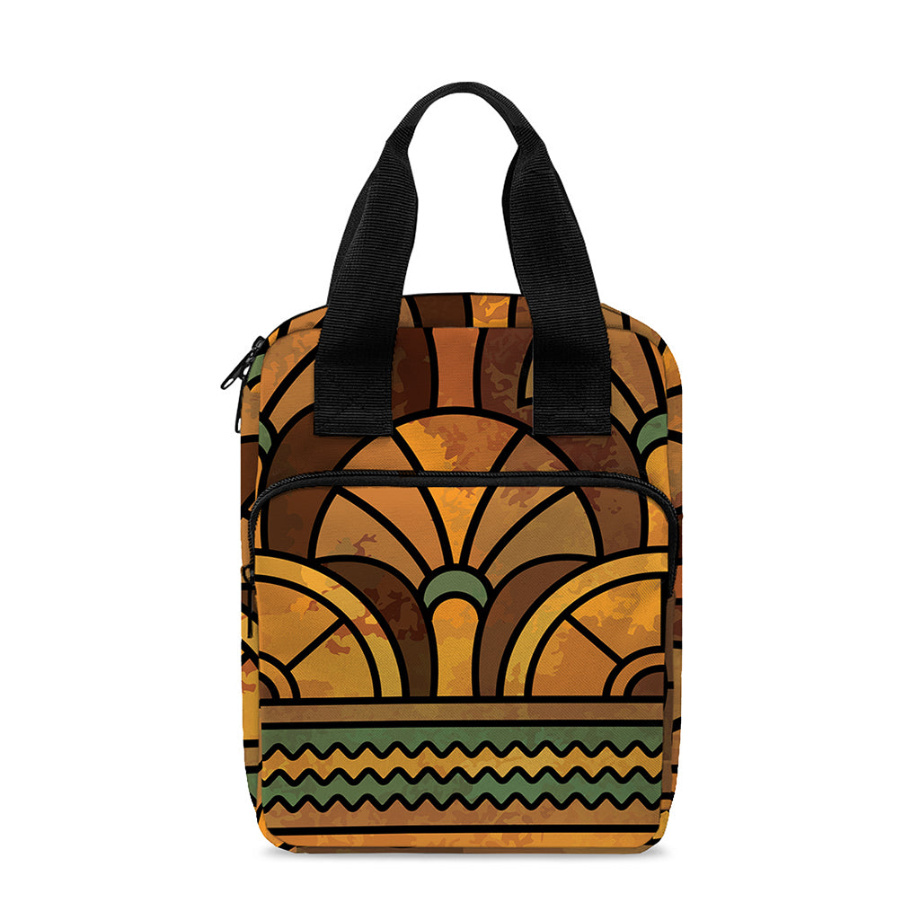 Egyptian Ethnic Pattern Print Bible Tote Bag