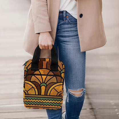 Egyptian Ethnic Pattern Print Bible Tote Bag