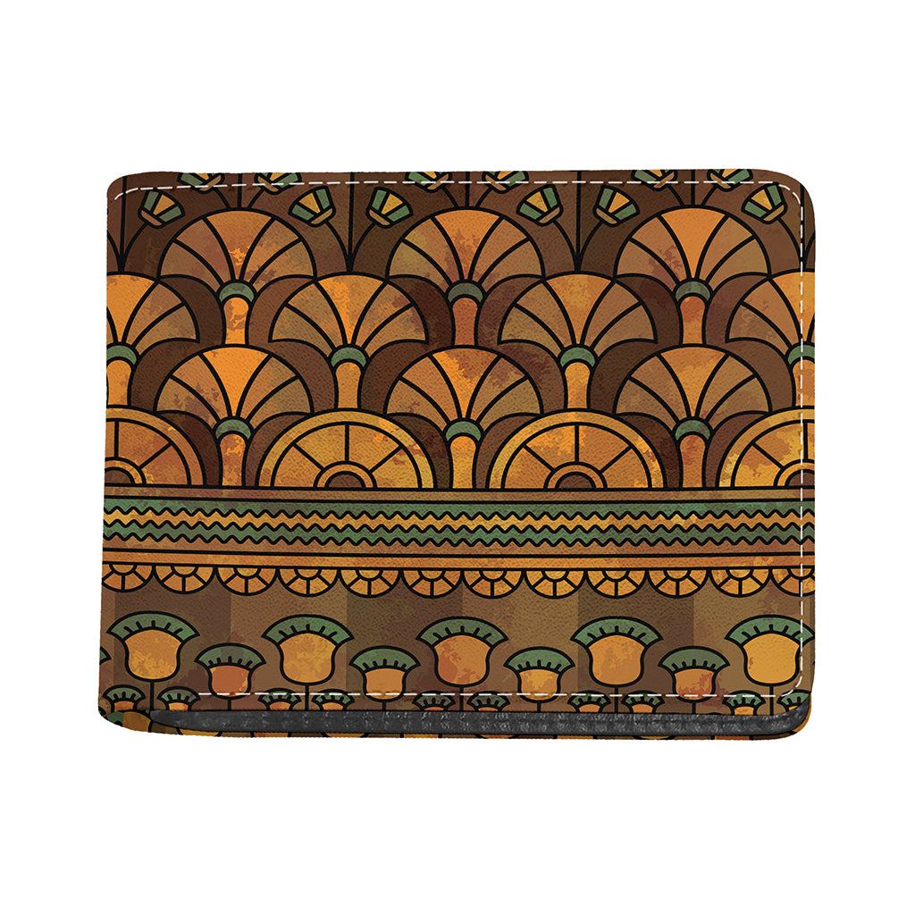 Egyptian Ethnic Pattern Print Bifold Wallet