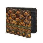 Egyptian Ethnic Pattern Print Bifold Wallet