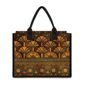 Egyptian Ethnic Pattern Print Canvas Tote Bag